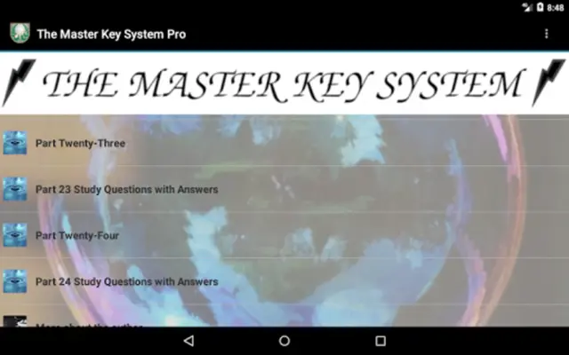 The Master Key System android App screenshot 0